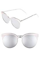 Women's Quay Australia Mia Bella 56mm Sunglasses - Pink/ Silver
