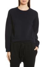 Women's Vince Double Layer Cashmere Sweater - Blue