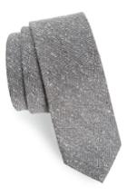 Men's The Tie Bar Zigzag Silk Tie, Size - Grey