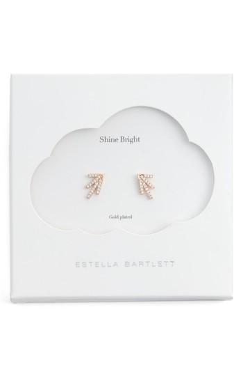 Women's Estella Bartlett Starburst Cubic Zirconia Earrings