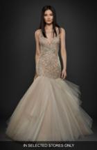 Women's Lazaro Embellished Trumpet Gown, Size In Store Only - Ivory
