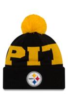 Men's New Era Cap Nfl Pom Beanie - Black
