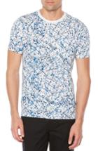 Men's Original Penguin Allover Splatter Print T-shirt, Size - White