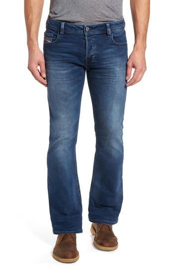 Men's Diesel Zatiny Bootcut Jeans X - Blue