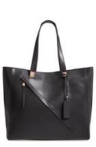 Sole Society Nycky Faux Leather Tote - Black