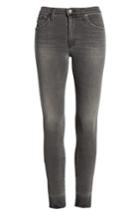 Women's Ag The Farrah High Waist Raw Hem Skinny Jeans