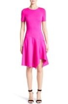 Women's St. John Collection Milano Knit Asymmetrical Dress - Pink