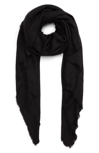Women's Bp. Solid Oblong Scarf, Size - Black