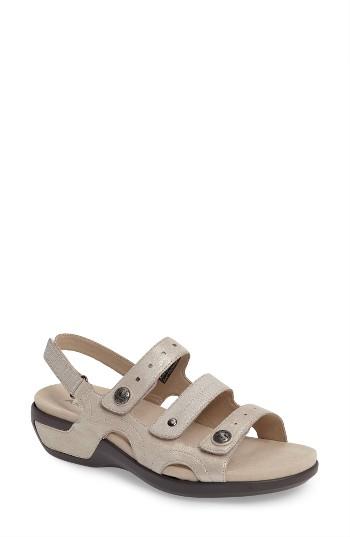 Women's Aravon Pc Wedge Sandal D - Metallic