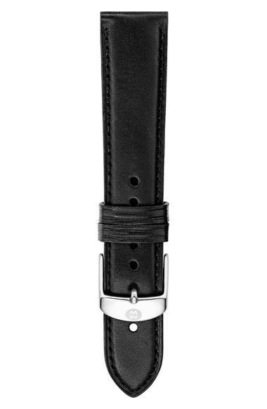 Women's Michele 16mm Calfskin Leather Watch Strap