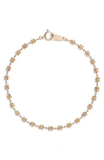 Women's Poppy Finch Shimmer Bead Flower Bracelet