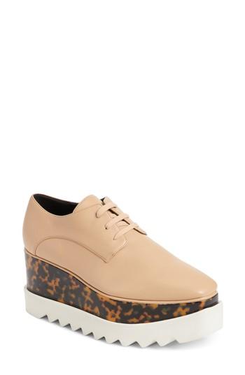 Women's Stella Mccartney Elyse Platform Oxford Us / 35eu - Beige