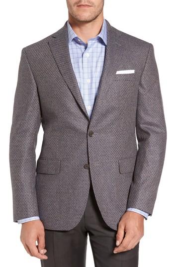 Men's David Donahue Connor Classic Fit Wool Sport Coat R - Beige
