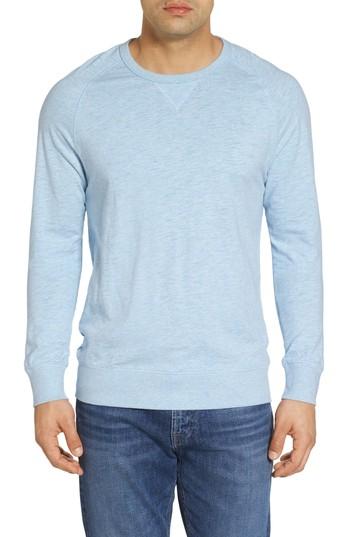 Men's Southern Tide Ocean Course Crewneck Sweatshirt, Size - Blue