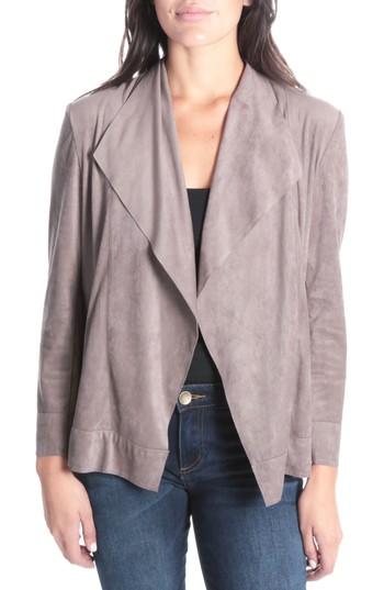 Women's Kut From The Kloth Patricia Drape Zipper Jacket