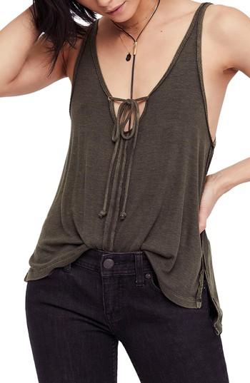 Women's Free People Scarlett Tank - Green