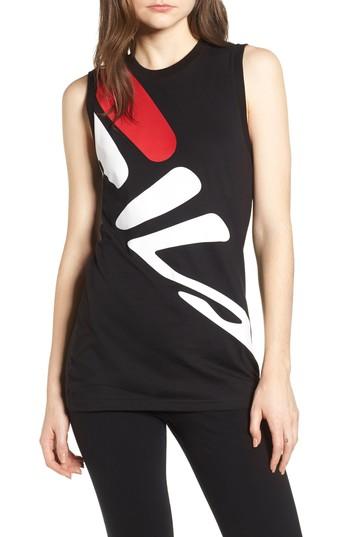 Women's Fila Kelsey Muscle Tank - Black