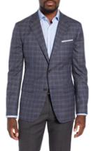 Men's Bonobos Slim Fit Unconstructed Plaid Blazer S - Grey