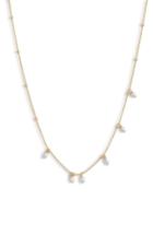 Women's Marida Pearl Station Choker Necklace