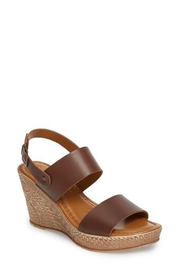 Women's Bella Vita Cor Wedge Sandal N - Brown