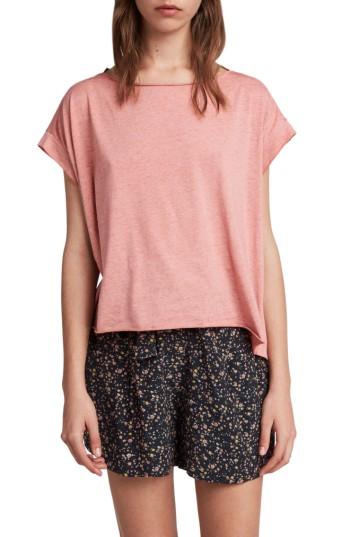 Women's Allsaints Pina Devo Tee - Pink