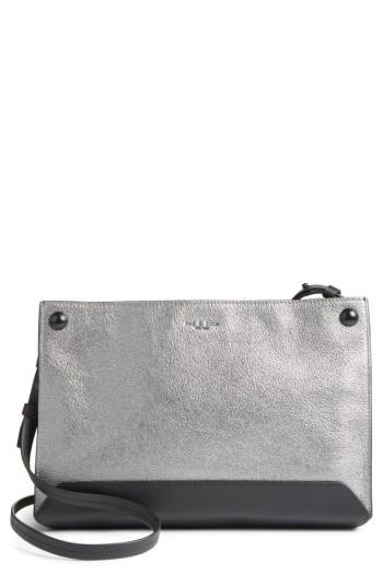 Rag & Bone Compass Calfskin Crossbody Bag - Metallic