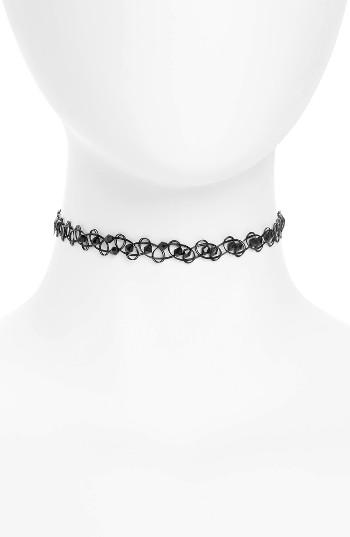 Women's Topshop Beaded Tattoo Choker
