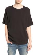 Men's Saturdays Nyc Kyrie Waffle Stripe T-shirt - Black