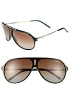 Men's Carrera Eyewear 'hot' 64mm Sunglasses - Brown/ Blue