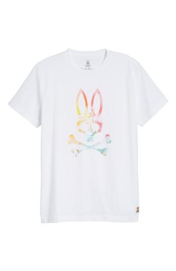 Men's Psycho Bunny Graphic T-shirt - White