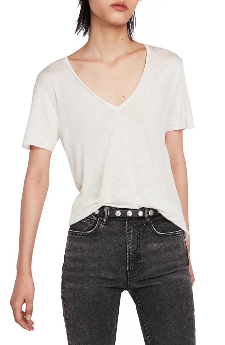 Women's Allsaints Emelyn Metallic Tee