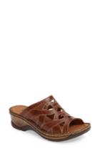 Women's Josef Seibel Catalonia 44 Slide Sandal -7.5us / 38eu - Brown