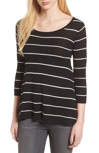 Women's Bailey 44 Sumo Stripe Sweater - Black