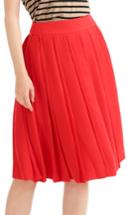 Women's J.crew Double Pleated Midi Skirt