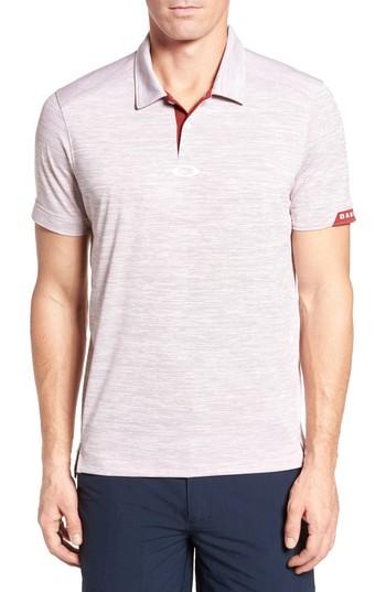 Men's Oakley Gravity Polo Shirt - Red