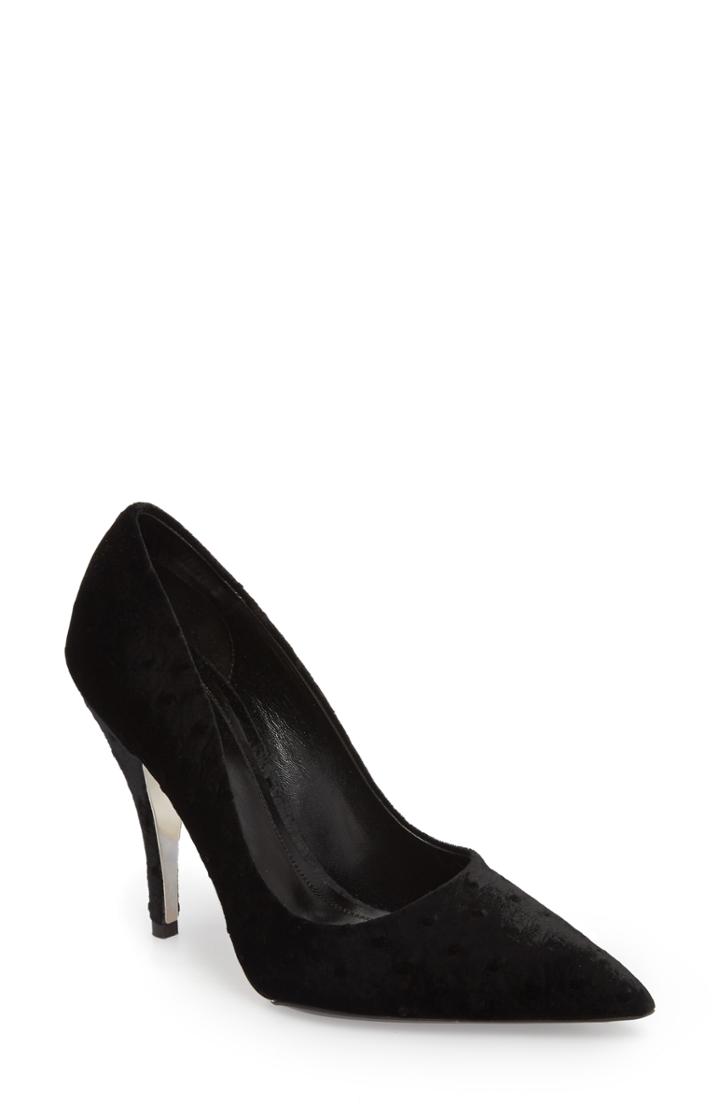 Women's Calvin Klein 205w39nyc Rosaine Pointy Toe Pump Us / 37eu - Black