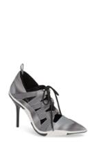 Women's Jeffrey Campbell Play Ball Lace Up Pump M - Grey