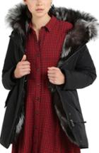 Women's Woolrich Somerset Reversible Hooded Down & Genuine Fox Fur Parka