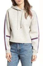 Women's Tommy Jeans Stripe Detail Hoodie - Grey