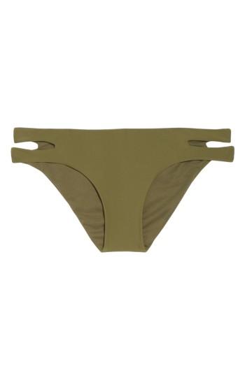 Women's Bca Cutout Hipster Bikini Bottoms - Green