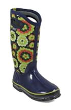 Women's Bogs Classic Pansies Waterproof Insulated Boot M - Blue