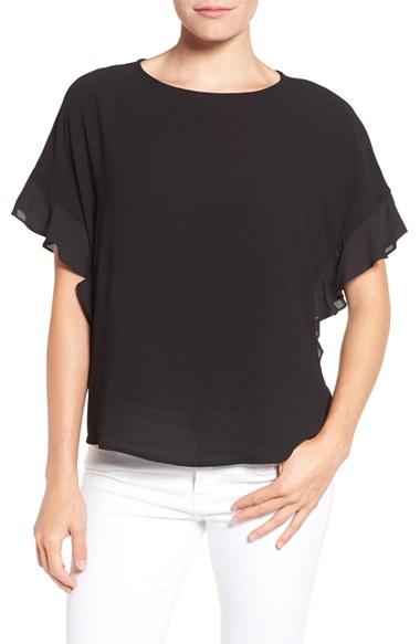 Women's Gibson Ruffle Sleeve Top