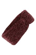 Trouve Chenille Headband, Size - Burgundy