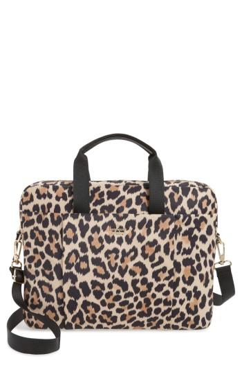 Kate Spade New York Leopard Commuter Bag - Brown