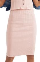 Women's Madewell Knit Pencil Skirt, Size - Pink