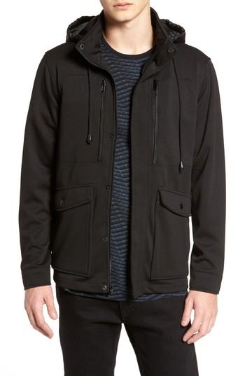Men's Tunellus Woven Jacket With Back Pocket - Black
