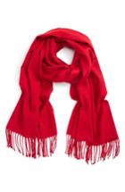 Men's Topman Fargo Scarf, Size - Red