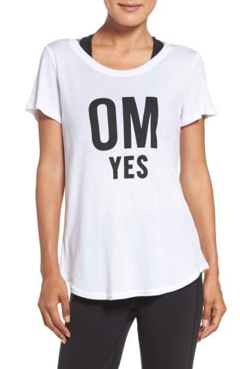 Women's Alo Happy Baby Tee - White
