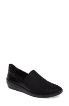 Women's Ecco Incise Urban Slip-on Wedge -5.5us / 36eu - Black
