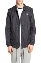 Men's Nike Sb Shield Coach's Jacket, Size - Black